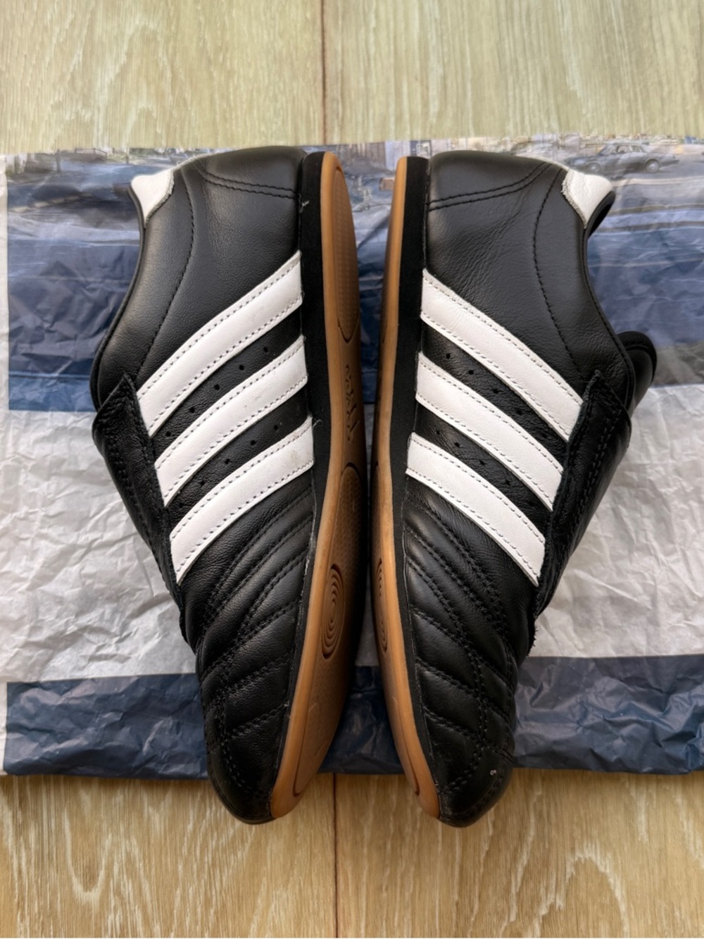 Adidas black and white taekwondo sneakers - Picture 2 of 3